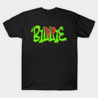 Green Graffiti  Billie Tag T-Shirt